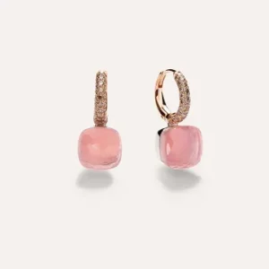 Aretes En Oro Rosa 18Kt_11zon-JS Joyerías